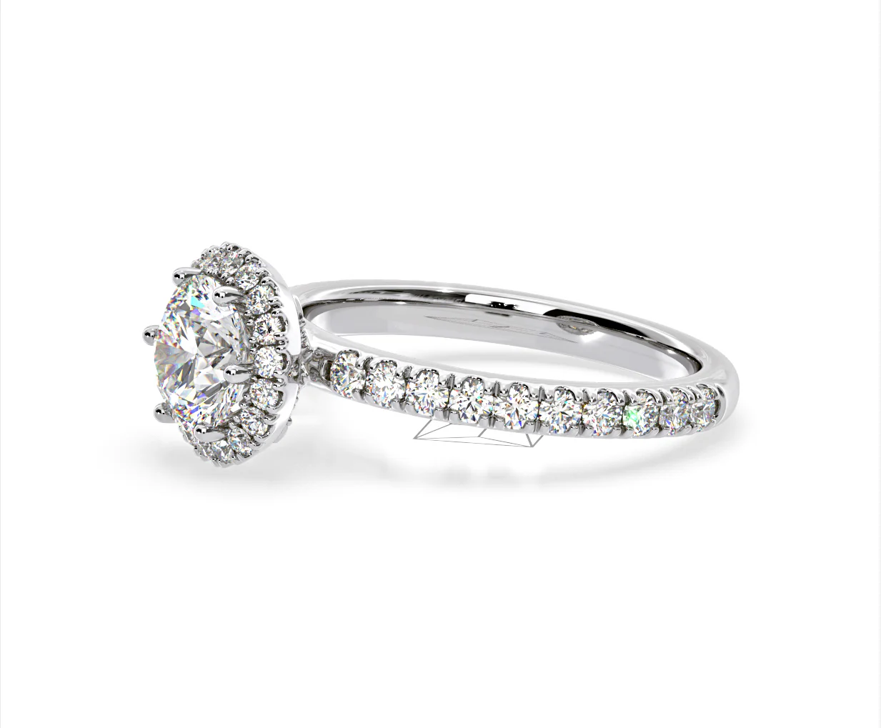 Alessandra GIA Diamond Engagement Ring Platinum 1.70CT G/VS2 - Image 20