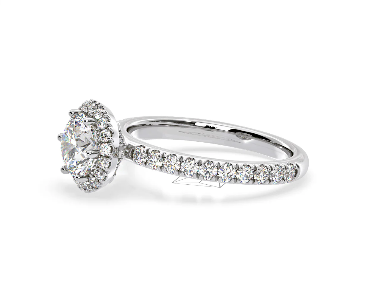 Alessandra GIA Diamond Engagement Ring Platinum 1.70CT G/VS2 - Image 21