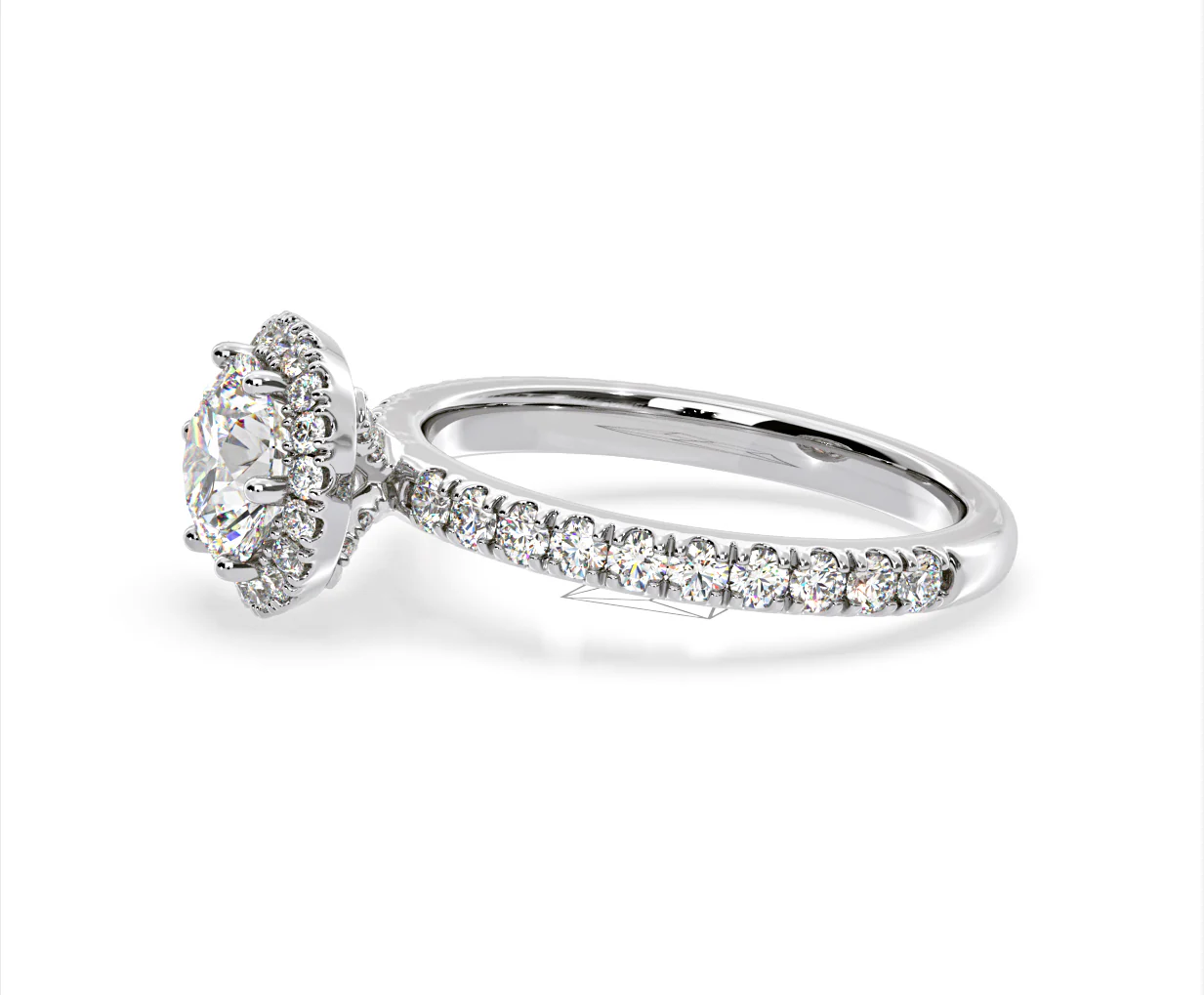 Alessandra GIA Diamond Engagement Ring Platinum 1.70CT G/VS2 - Image 23