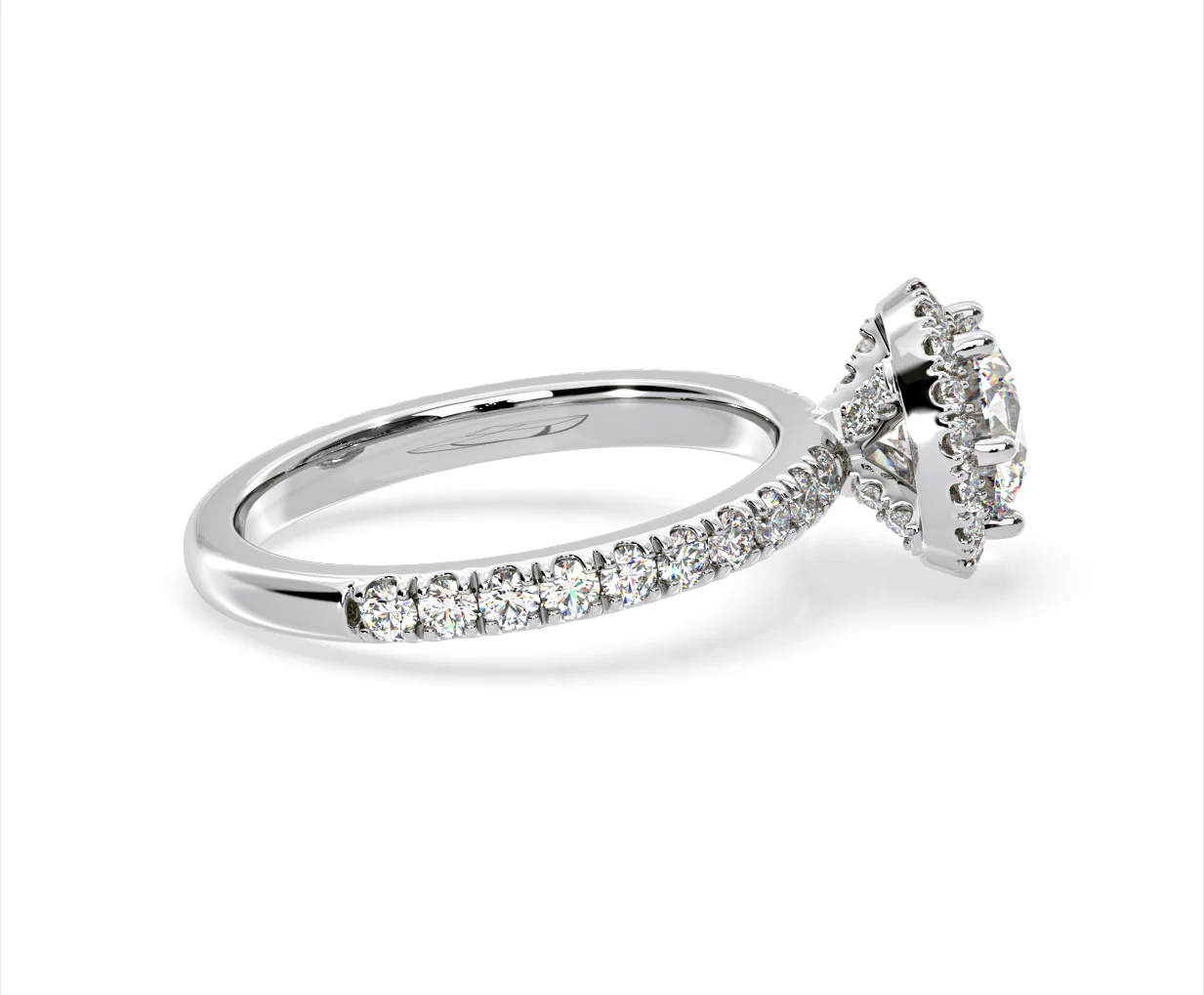 Alessandra GIA Diamond Engagement Ring Platinum 1.70CT G/VS2 - Image 65