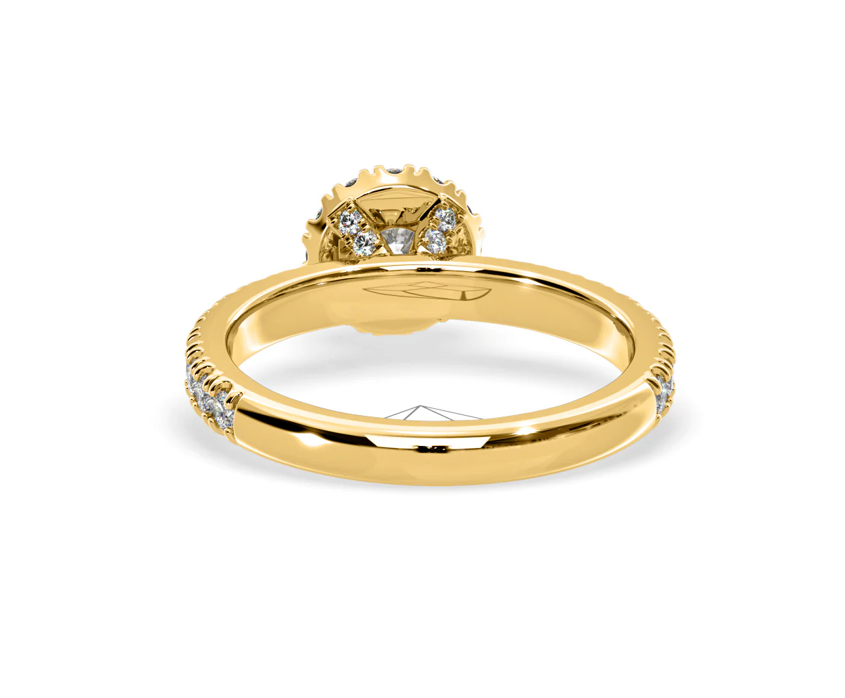 Alessandra Lab Diamond Engagement Ring 18K Gold 1.10CT F/VS1 - Image 45