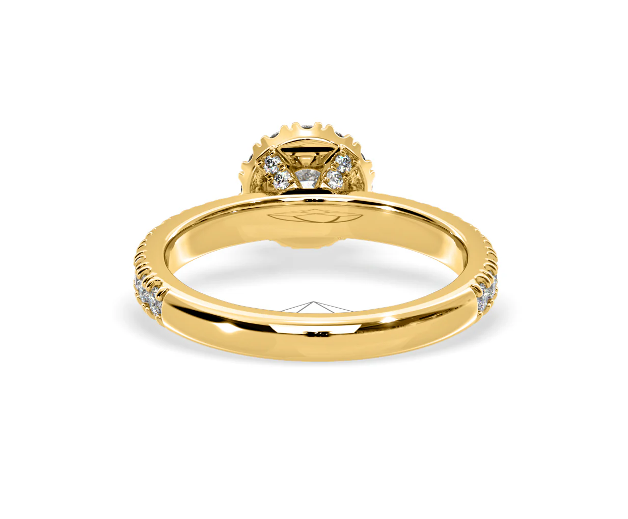Alessandra Lab Diamond Engagement Ring 18K Gold 1.10CT F/VS1 - Image 46