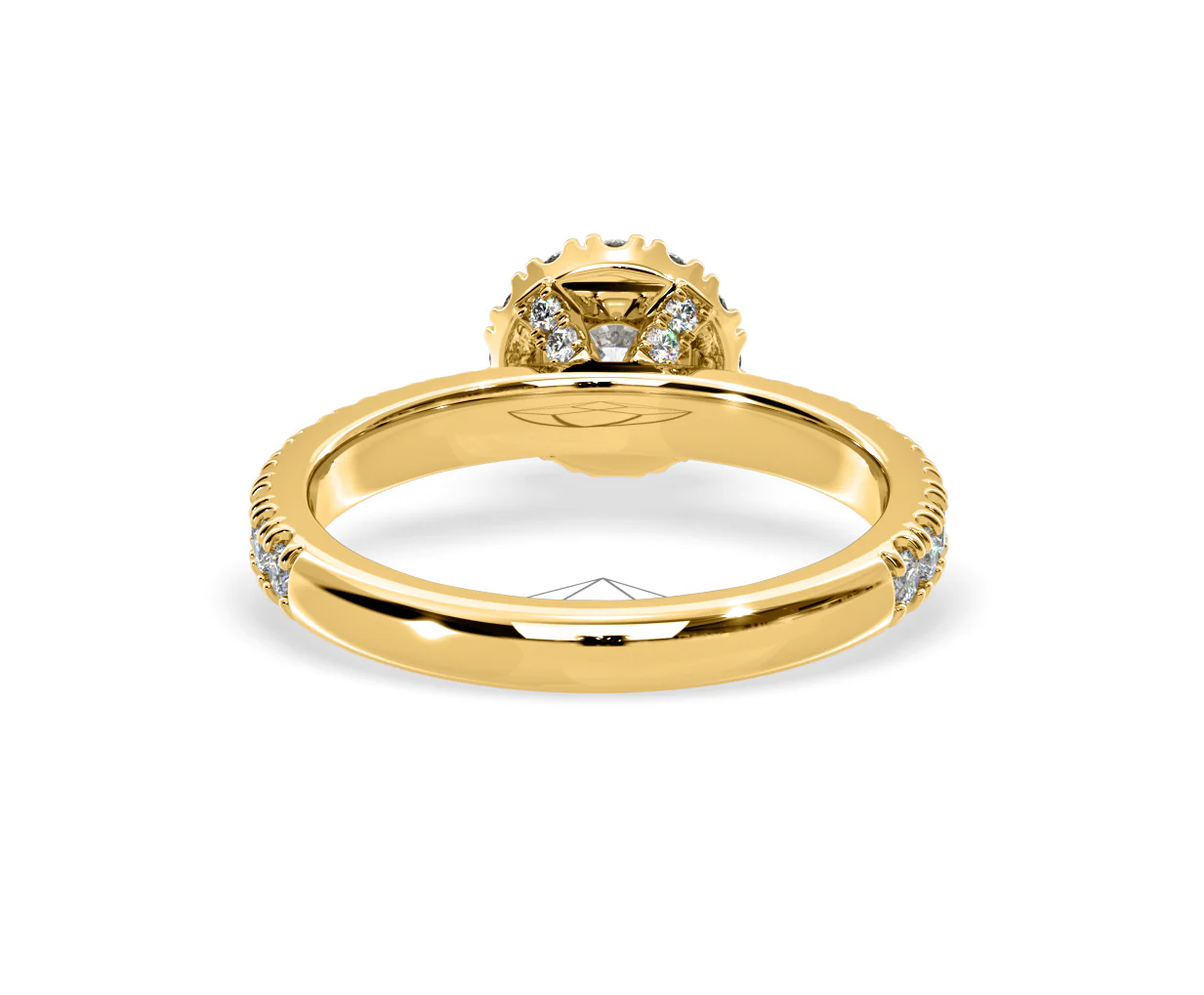 Alessandra Lab Diamond Engagement Ring 18K Gold 1.10CT F/VS1 - Image 47