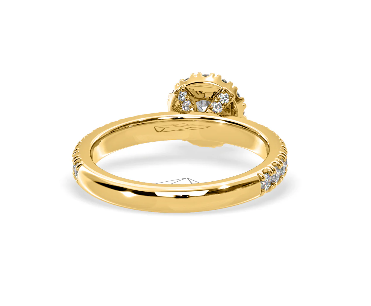 Alessandra Lab Diamond Engagement Ring 18K Gold 1.10CT F/VS1 - Image 49