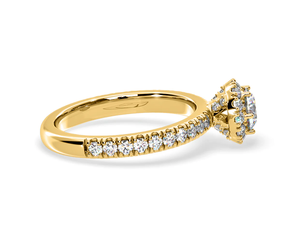 Alessandra Lab Diamond Engagement Ring 18K Gold 1.10CT F/VS1 - Image 66