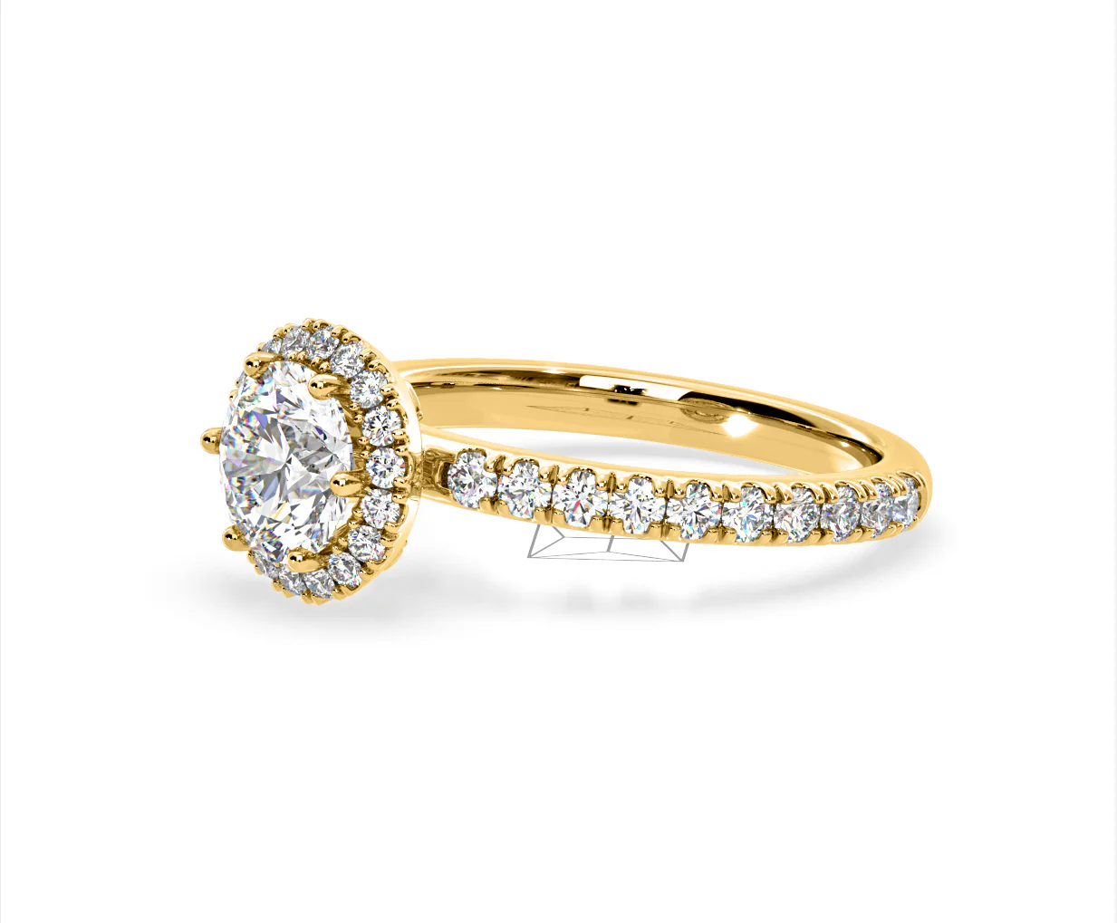 Alessandra Lab Diamond Engagement Ring 18K Gold 1.70CT F/VS1 - Image 18