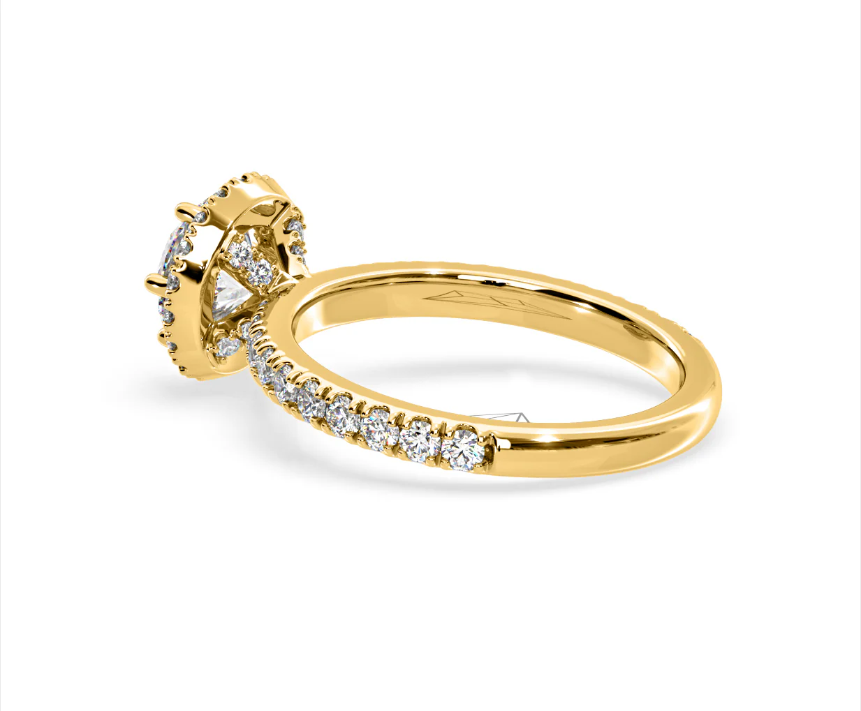 Alessandra Lab Diamond Engagement Ring 18K Gold 1.70CT F/VS1 - Image 34