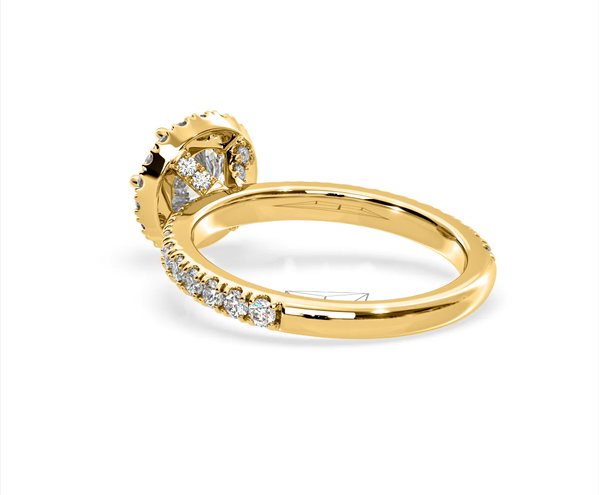 Alessandra Lab Diamond Engagement Ring 18K Gold 1.70CT F/VS1 - Image 38