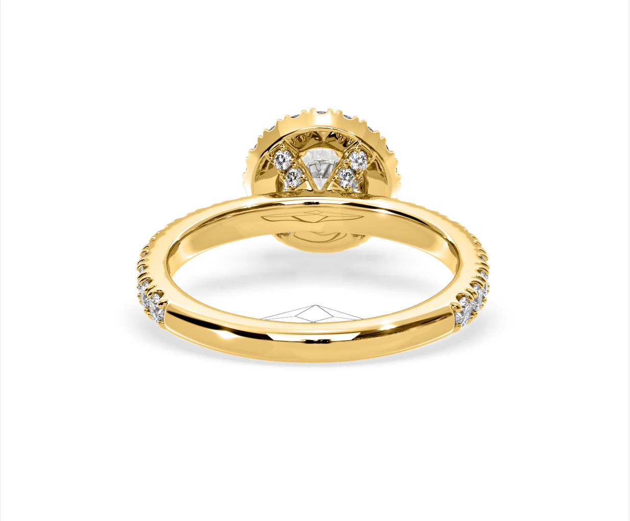 Alessandra Lab Diamond Engagement Ring 18K Gold 1.70CT F/VS1 - Image 47