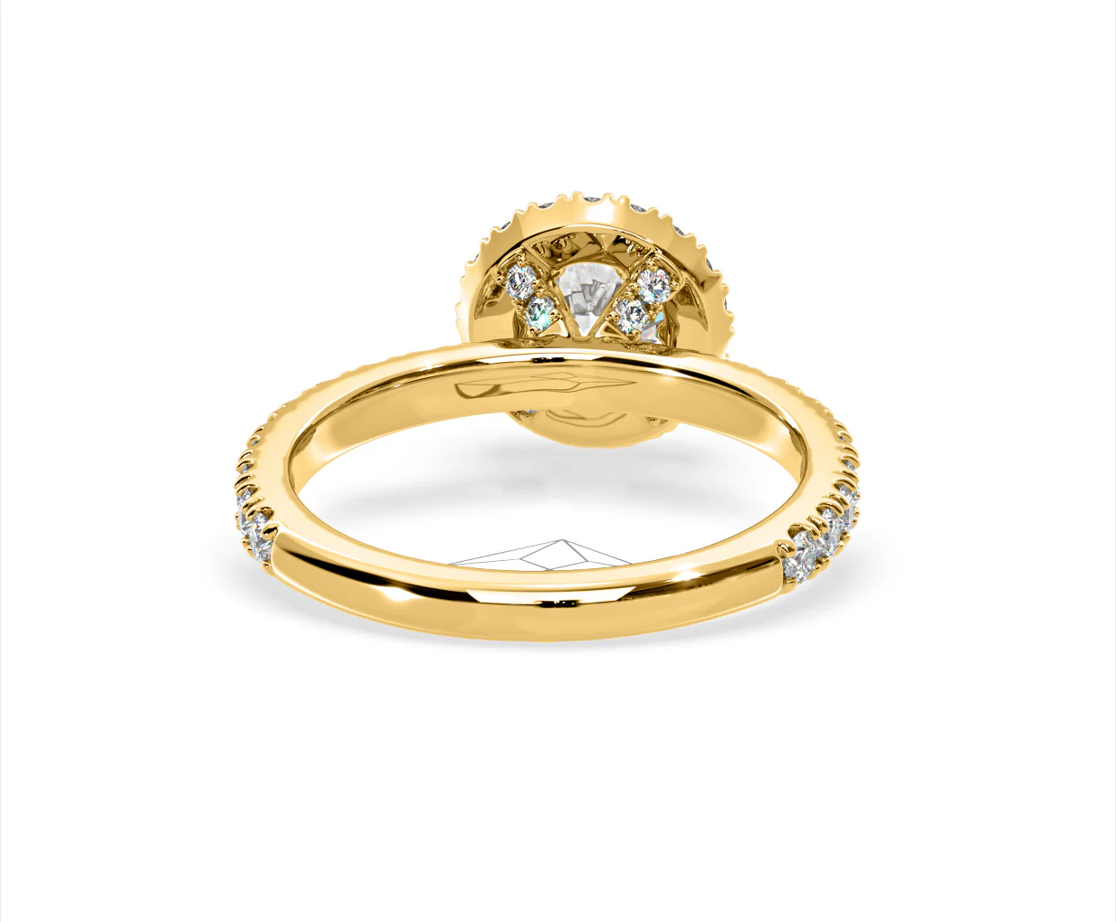 Alessandra Lab Diamond Engagement Ring 18K Gold 1.70CT F/VS1 - Image 48