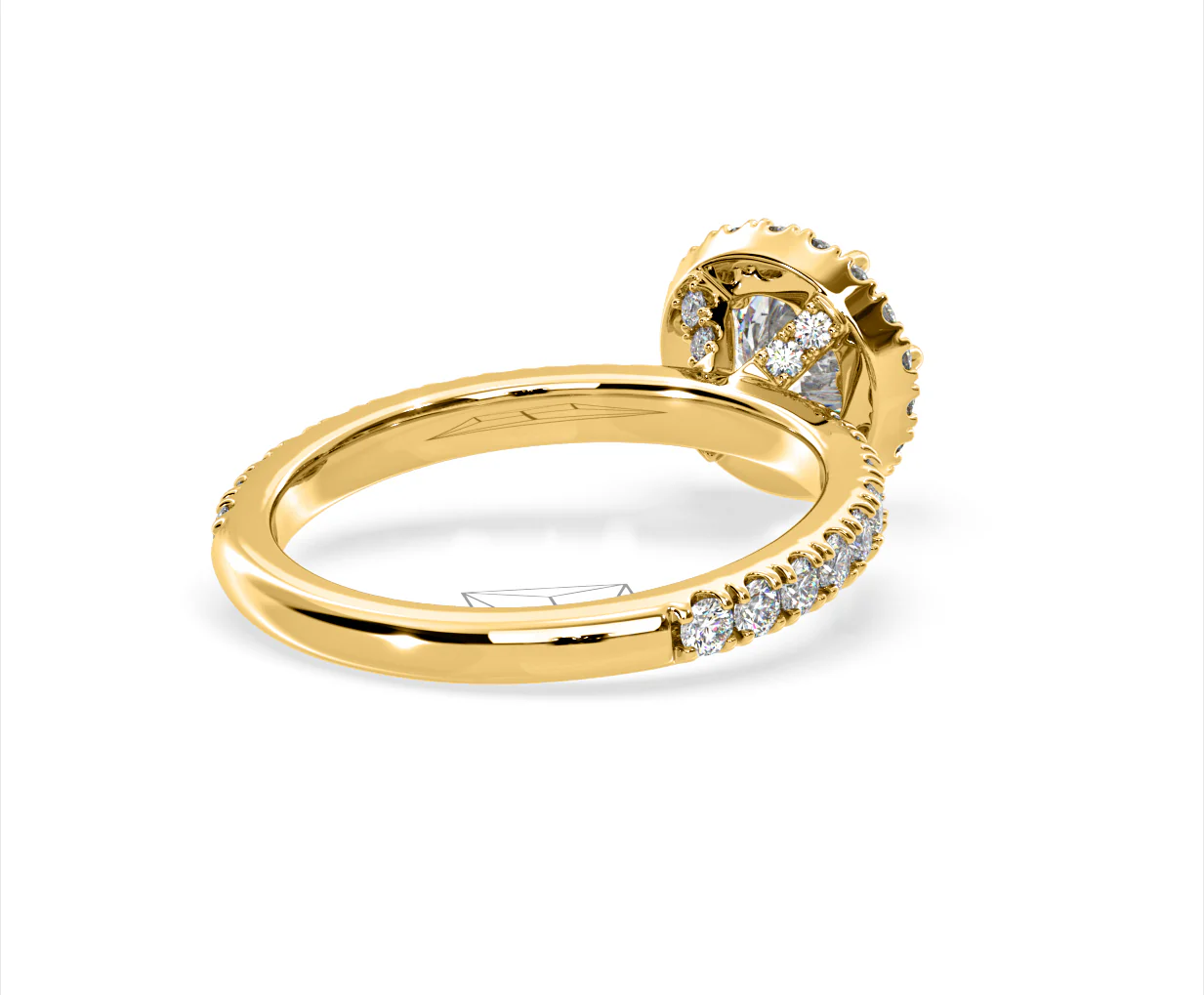 Alessandra Lab Diamond Engagement Ring 18K Gold 1.70CT F/VS1 - Image 54