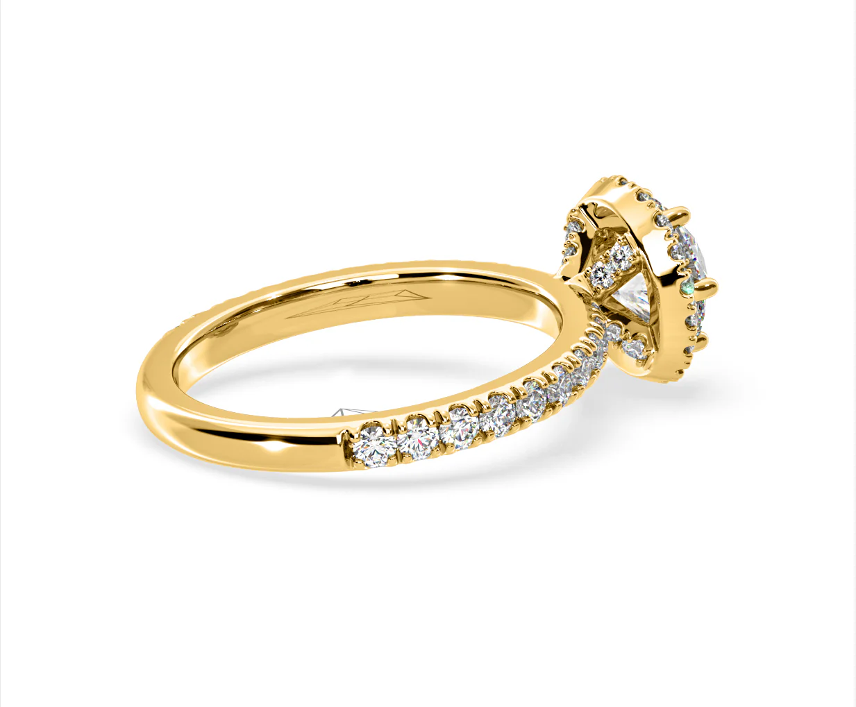 Alessandra Lab Diamond Engagement Ring 18K Gold 1.70CT F/VS1 - Image 60