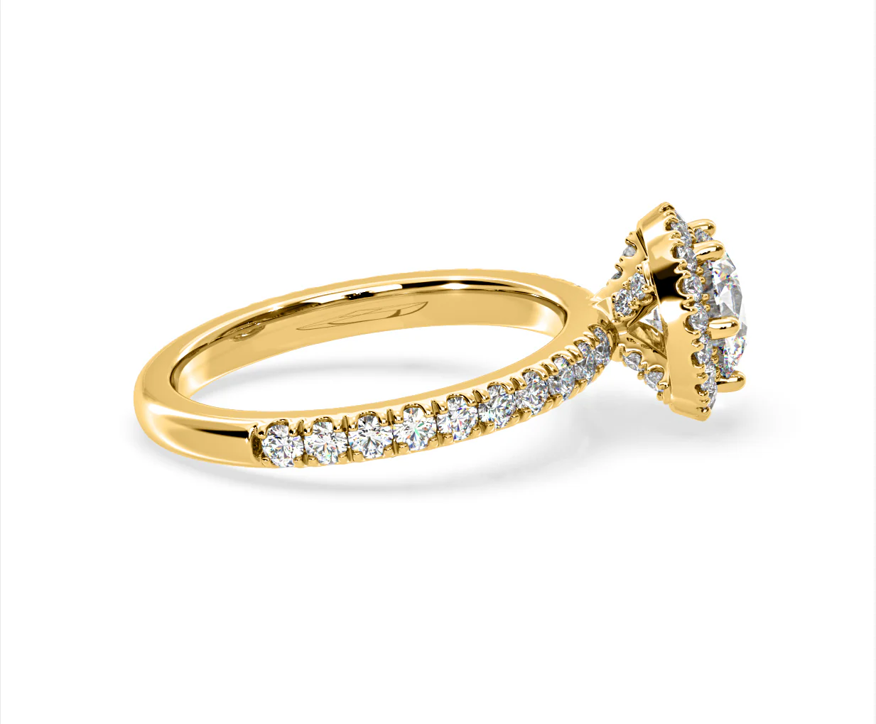 Alessandra Lab Diamond Engagement Ring 18K Gold 1.70CT F/VS1 - Image 65