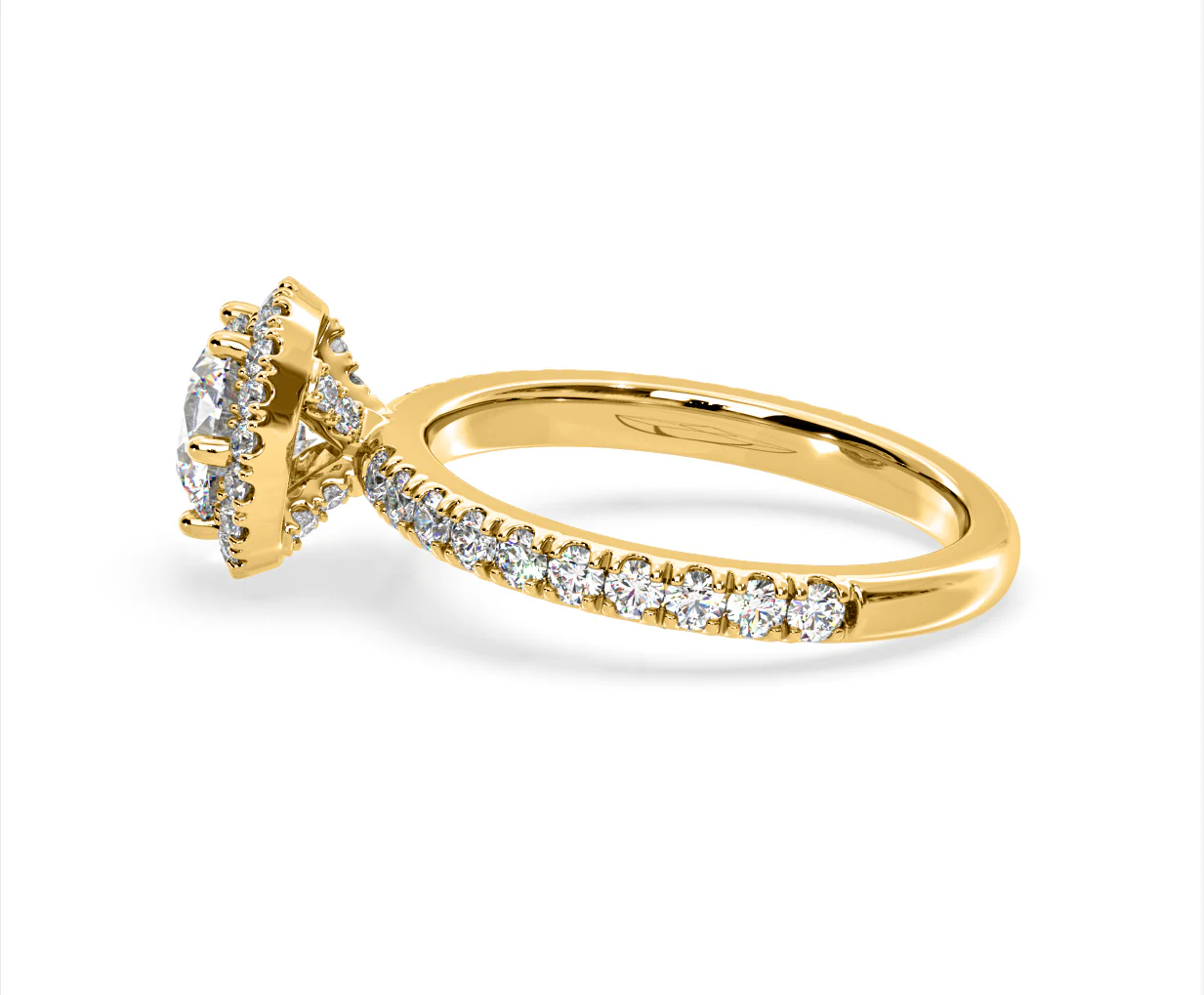 Alessandra Lab Diamond Engagement Ring 18K Gold 2.10CT F/VS1 - Image 28