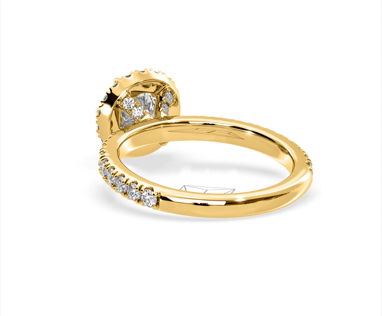 Alessandra Lab Diamond Engagement Ring 18K Gold 2.10CT F/VS1 - Image 40