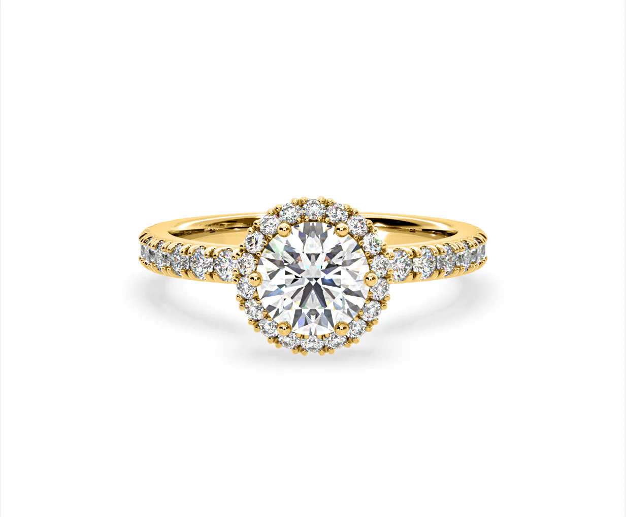 Alessandra Lab Diamond Engagement Ring 18KW Gold 2.60CT F/VS1 - Image 7