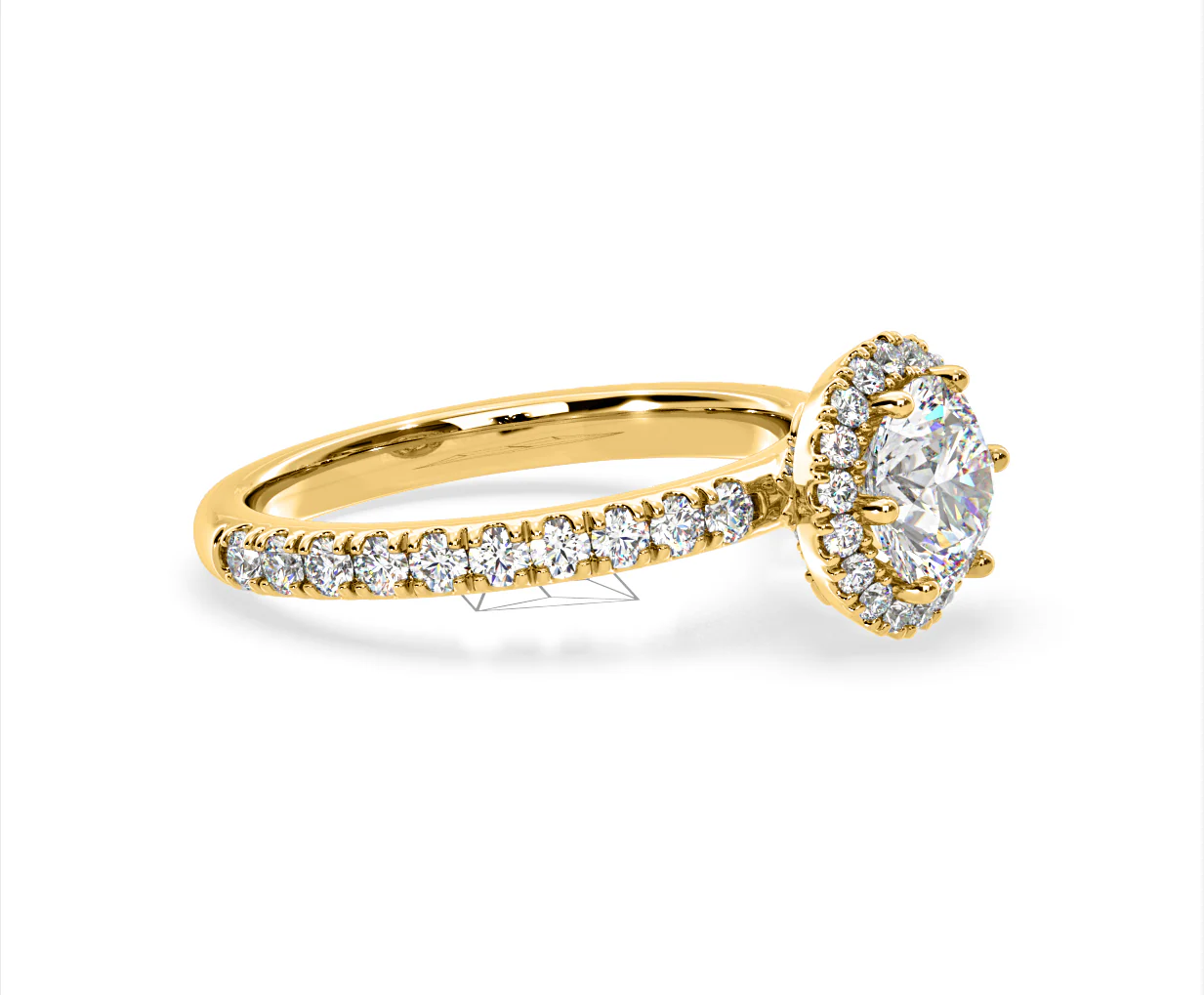 Alessandra Lab Diamond Engagement Ring 18KW Gold 2.60CT F/VS1 - Image 73