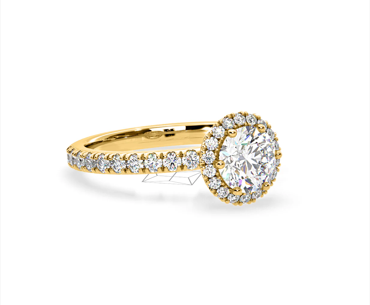 Alessandra Lab Diamond Engagement Ring 18KW Gold 2.60CT F/VS1 - Image 79