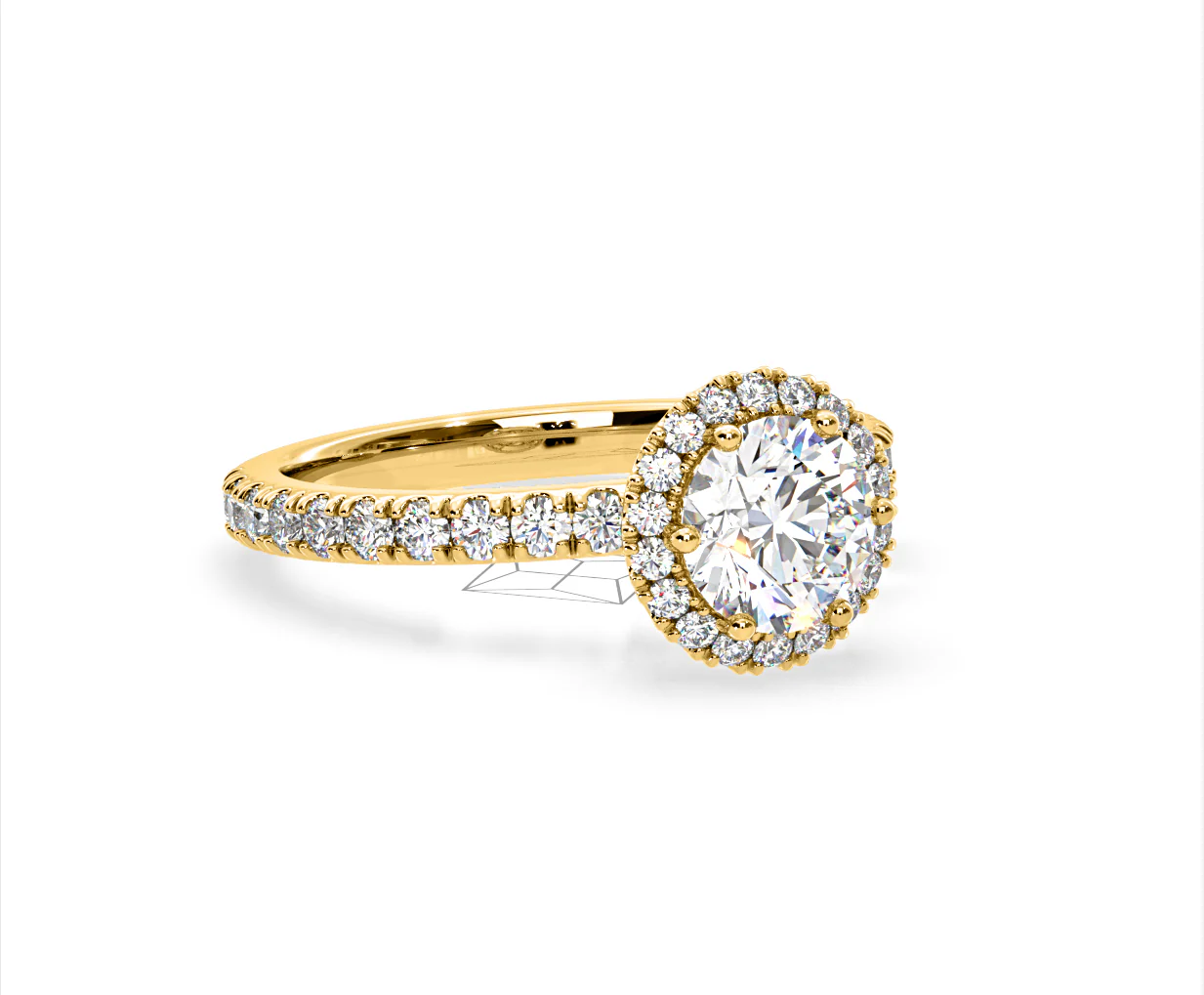 Alessandra Lab Diamond Engagement Ring 18KW Gold 2.60CT F/VS1 - Image 80