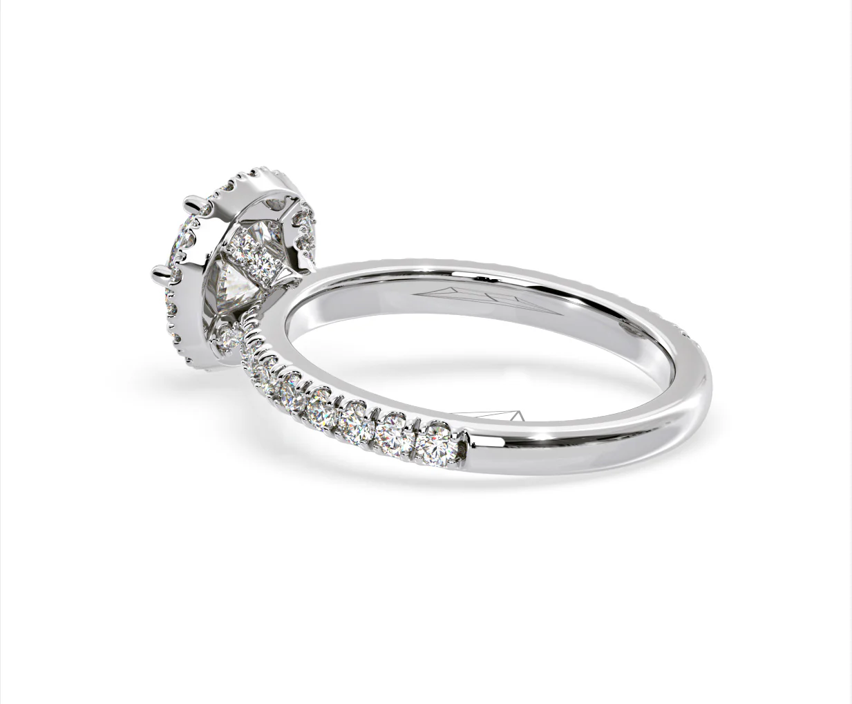 Alessandra Lab Diamond Engagement Ring Platinum 1.70CT F/VS1 - Image 35