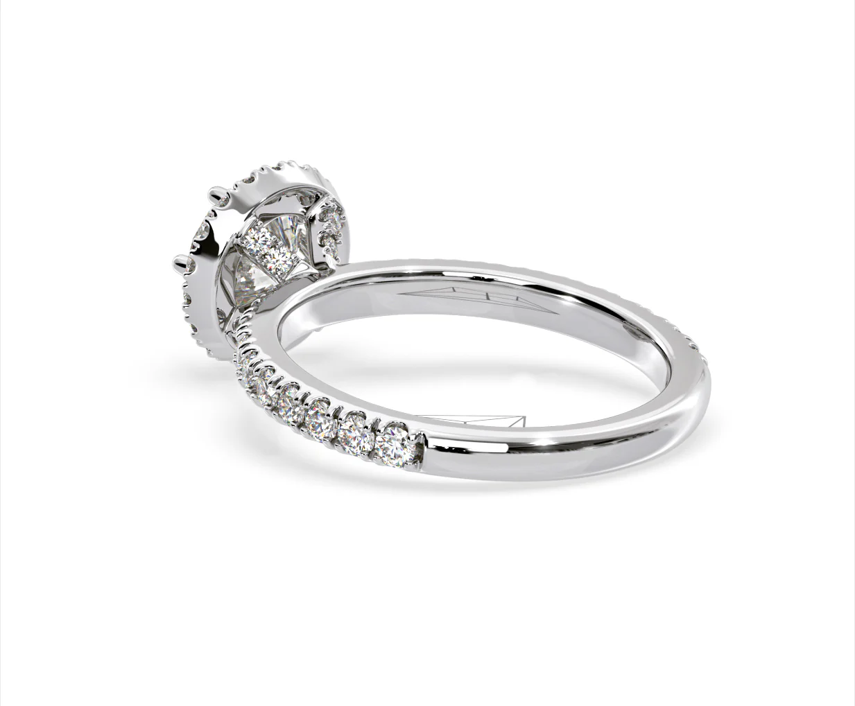 Alessandra Lab Diamond Engagement Ring Platinum 1.70CT F/VS1 - Image 37