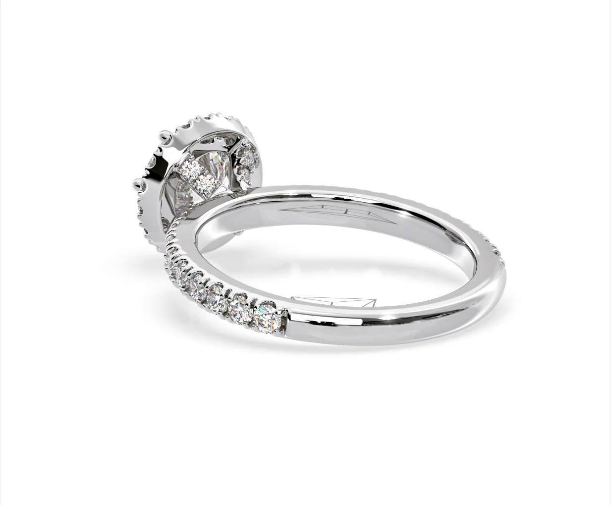 Alessandra Lab Diamond Engagement Ring Platinum 1.70CT F/VS1 - Image 38
