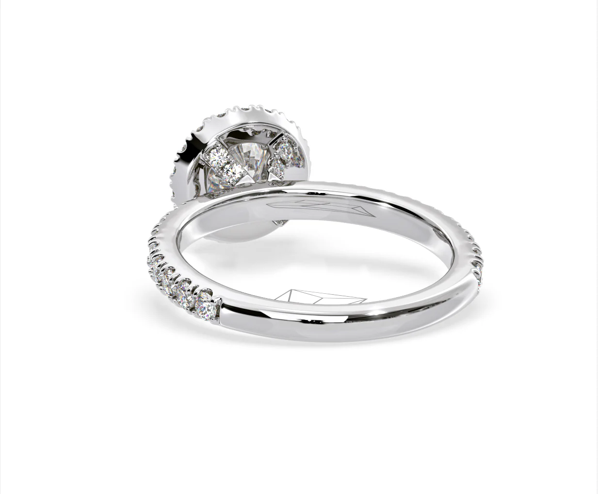 Alessandra Lab Diamond Engagement Ring Platinum 1.70CT F/VS1 - Image 42