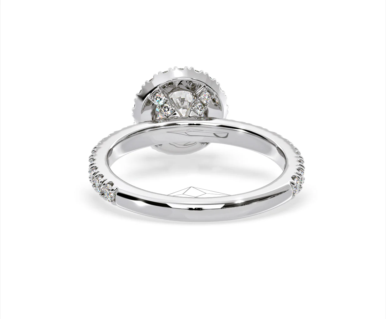 Alessandra Lab Diamond Engagement Ring Platinum 1.70CT F/VS1 - Image 45