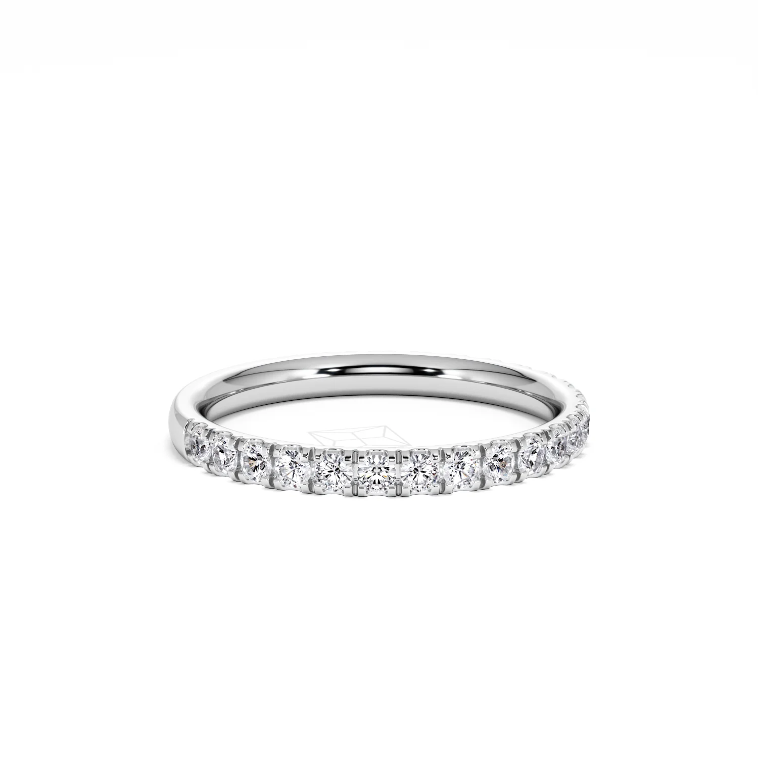 Amora 0.50ct Lab Diamond Set Ring Set in 18K White Gold - Image 24