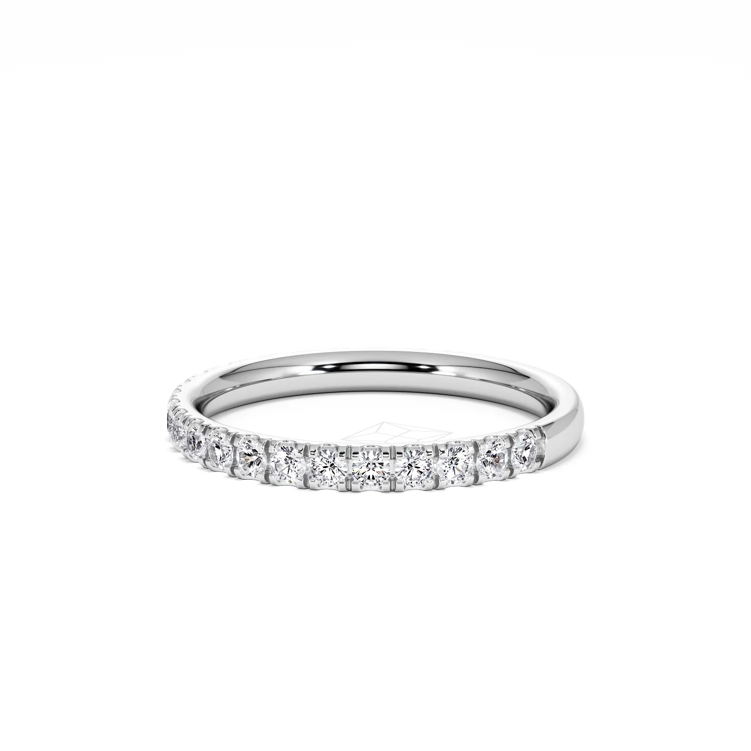 Amora 0.50ct Lab Diamond Set Ring Set in 18K White Gold - Image 73