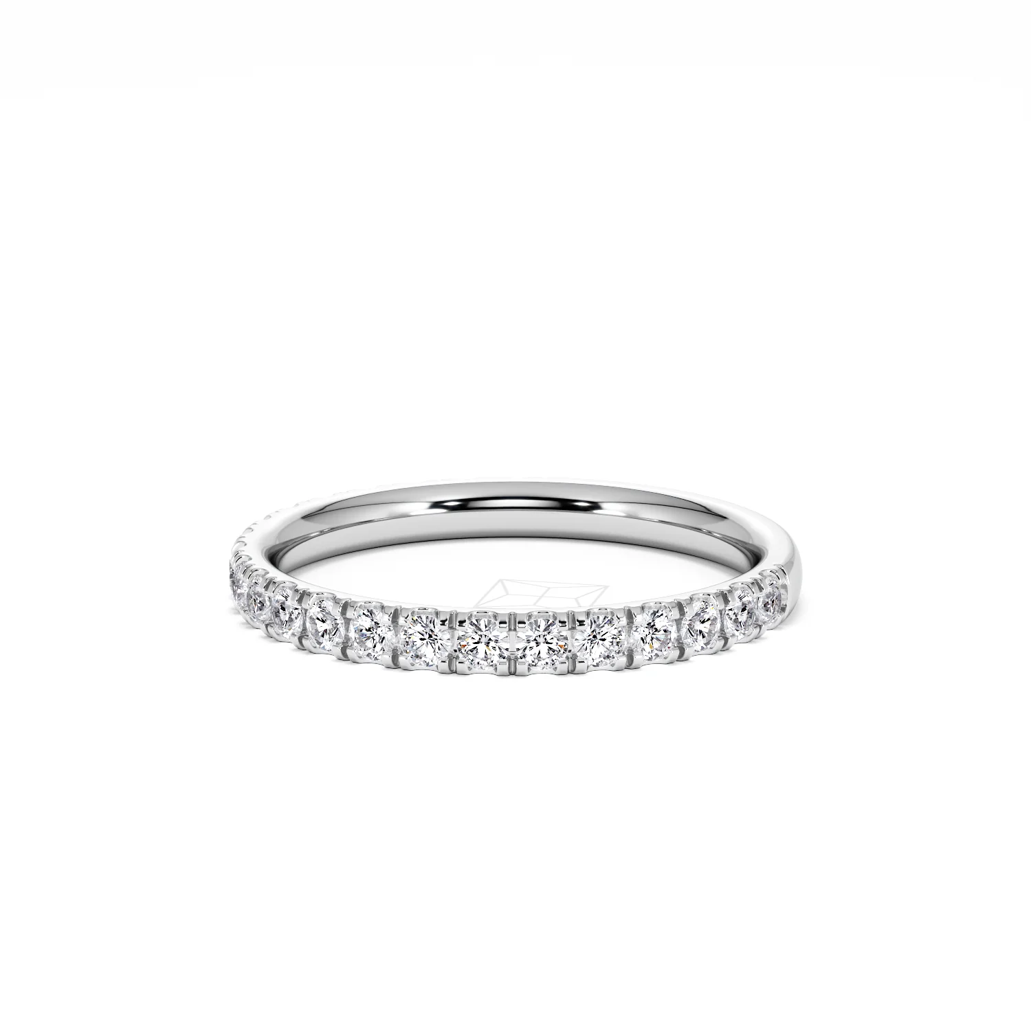 Amora 0.50ct Lab Diamond Set Ring Set in 18K White Gold - Image 77