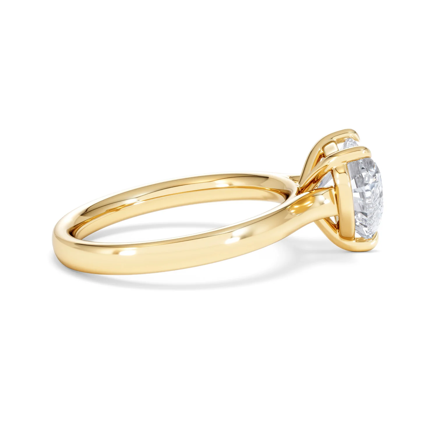 Amora Heart 2.00ct Lab Diamond Engagement Ring F/VS Set in 18K Gold - Image 29