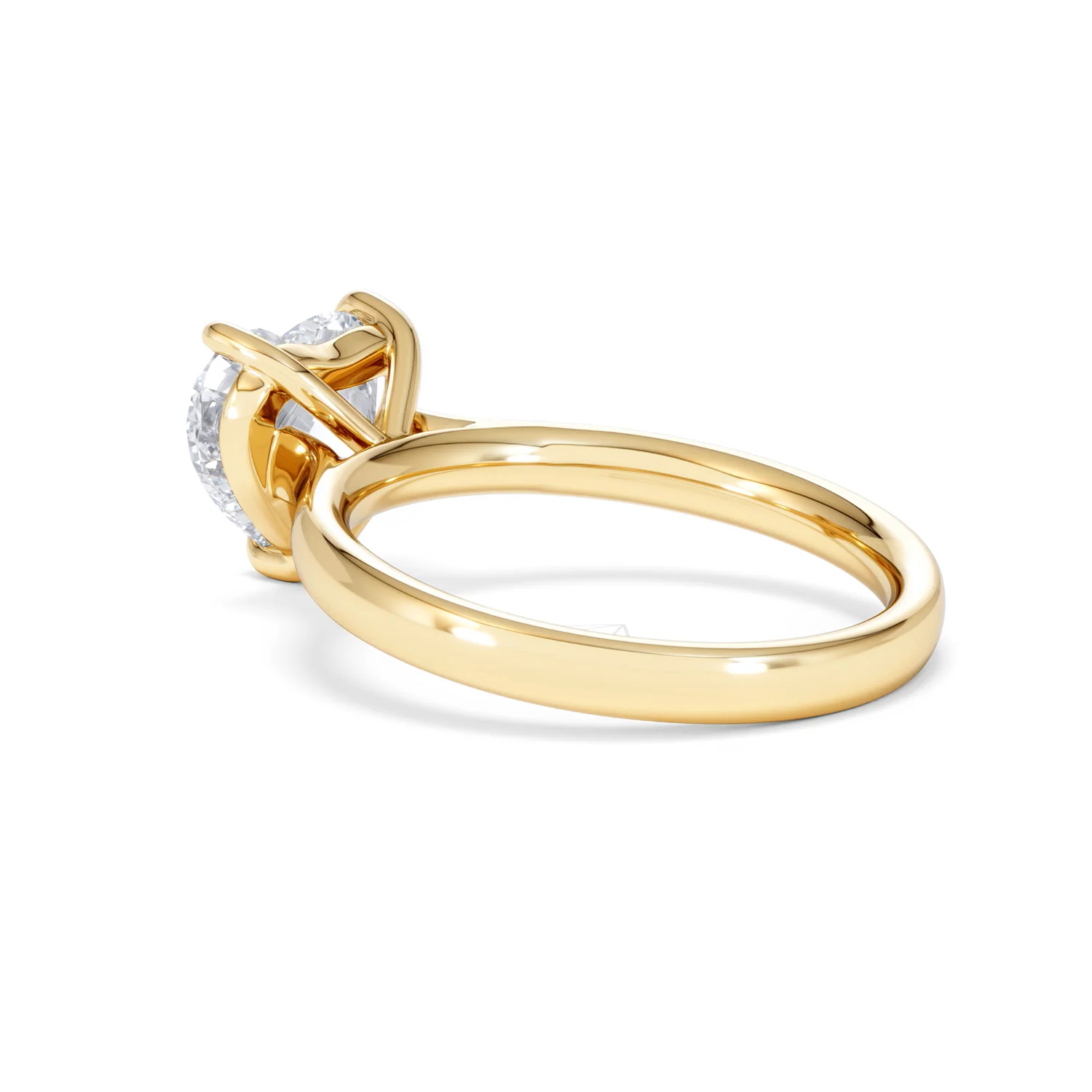 Amora Heart 2.00ct Lab Diamond Engagement Ring F/VS Set in 18K Gold - Image 59