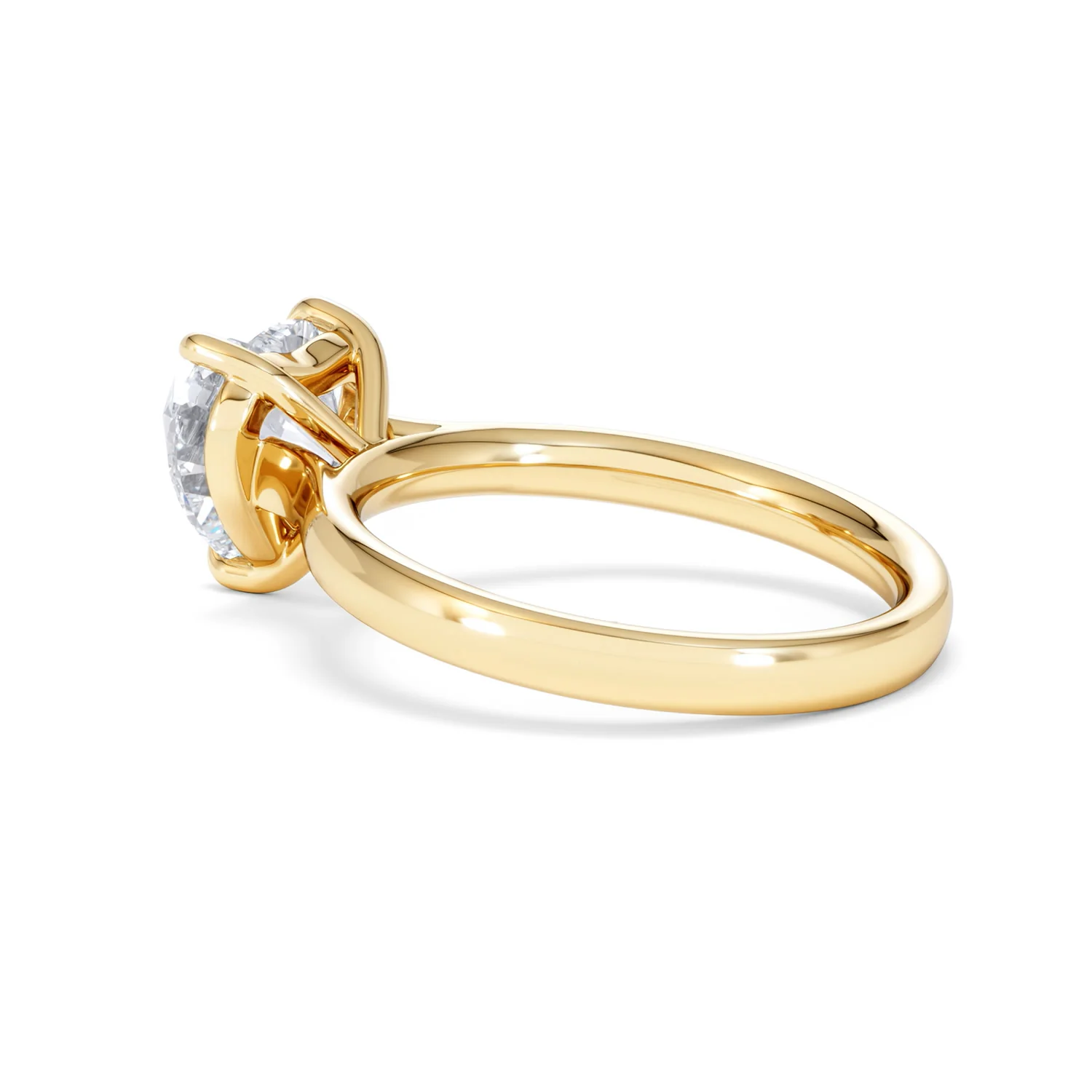Amora Heart 2.00ct Lab Diamond Engagement Ring F/VS Set in 18K Gold - Image 61