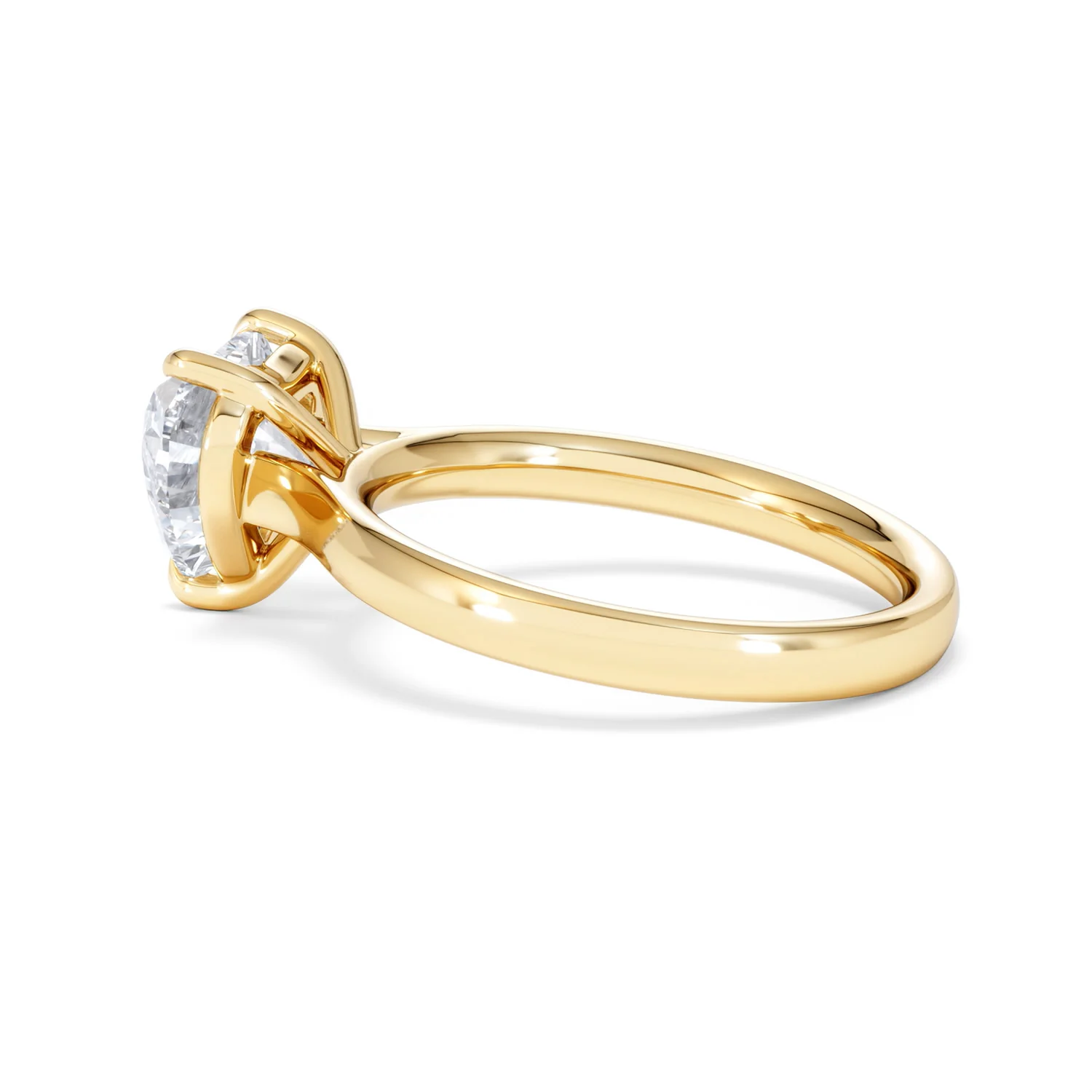 Amora Heart 2.00ct Lab Diamond Engagement Ring F/VS Set in 18K Gold - Image 64