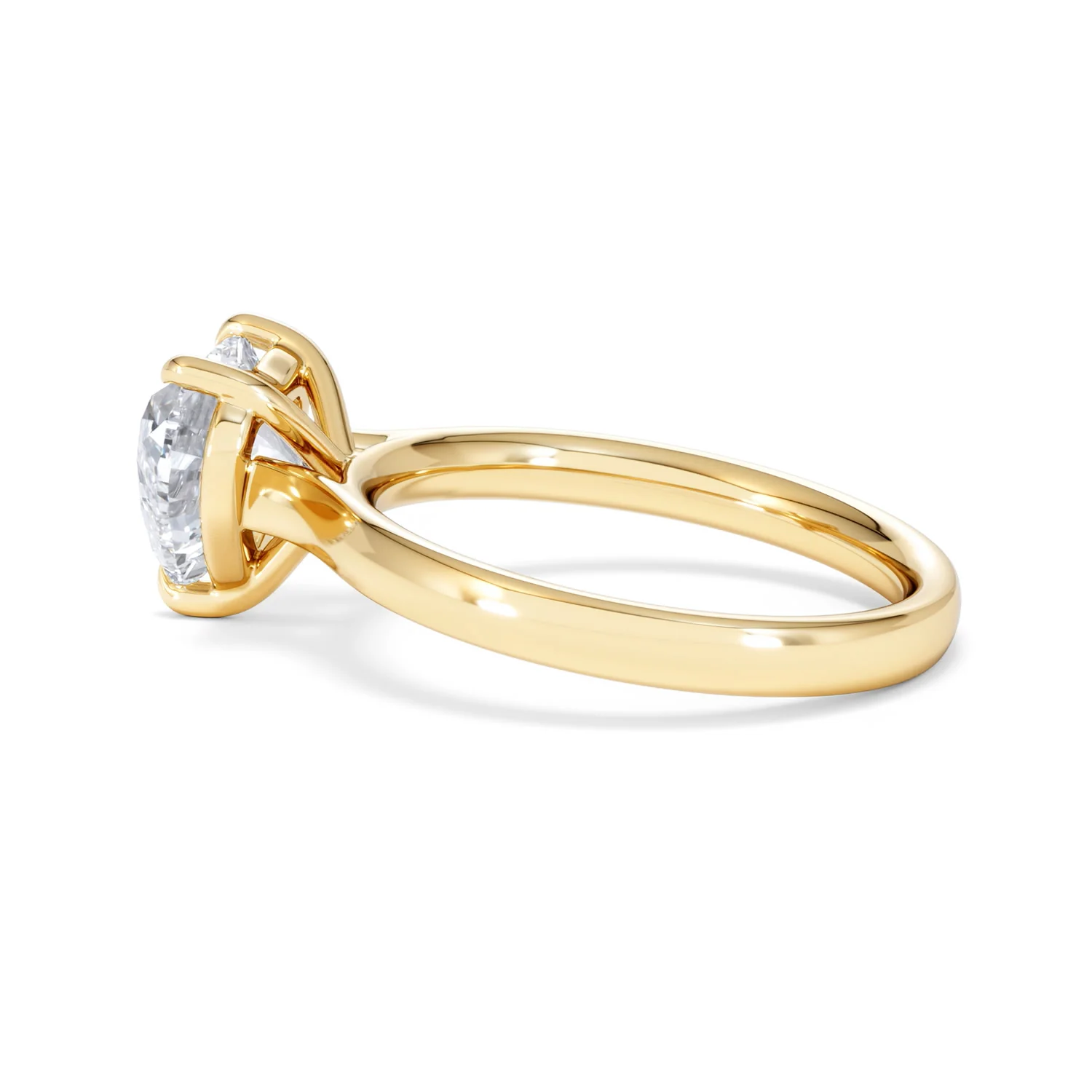 Amora Heart 2.00ct Lab Diamond Engagement Ring F/VS Set in 18K Gold - Image 65