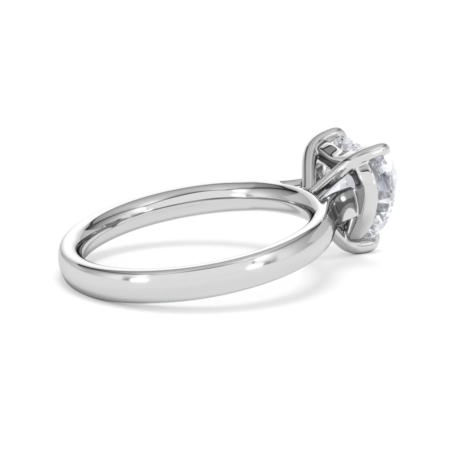 Amora Heart 2.00ct Lab Diamond Engagement Ring F/VS Set in 18K White Gold - Image 34