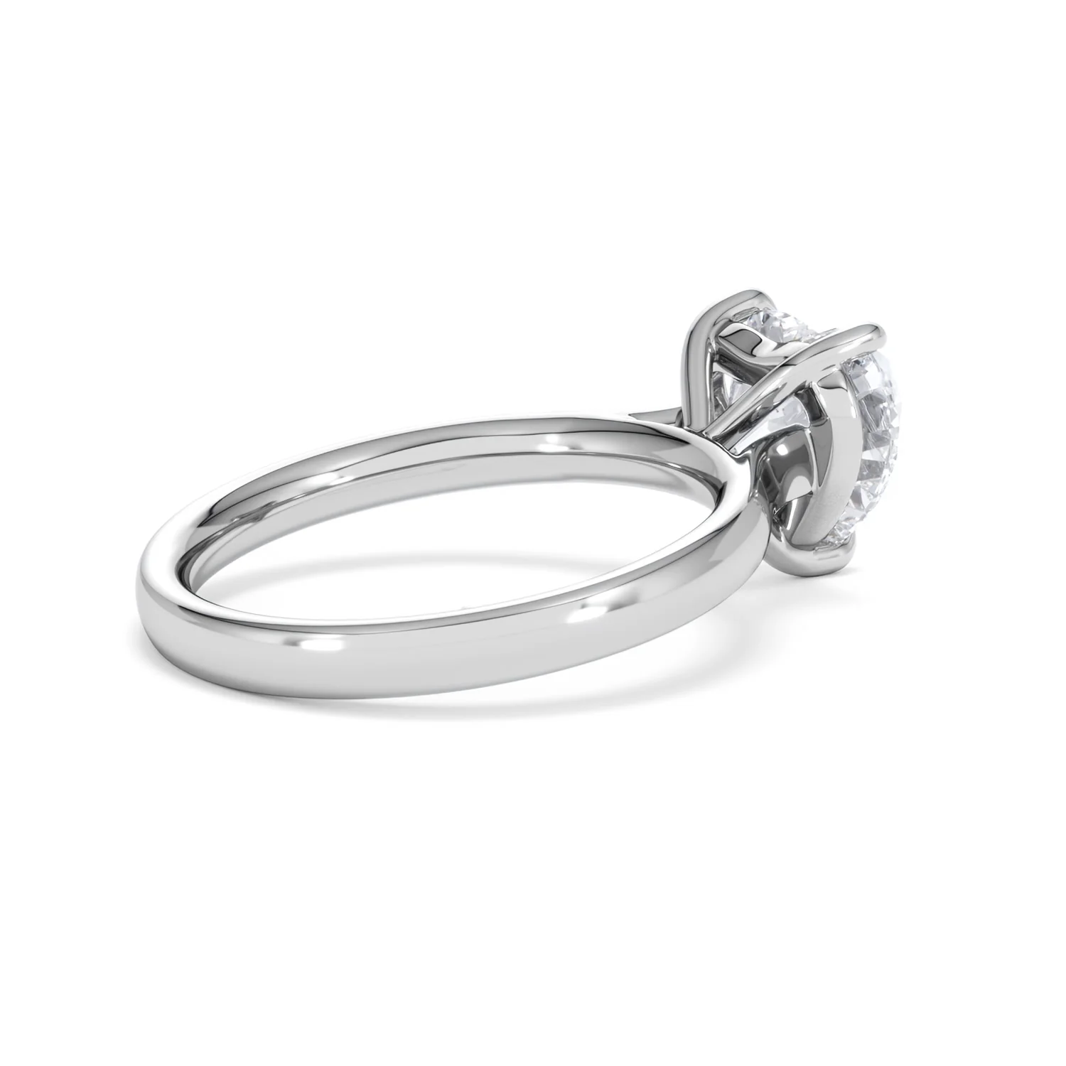 Amora Heart 2.00ct Lab Diamond Engagement Ring F/VS Set in 18K White Gold - Image 35
