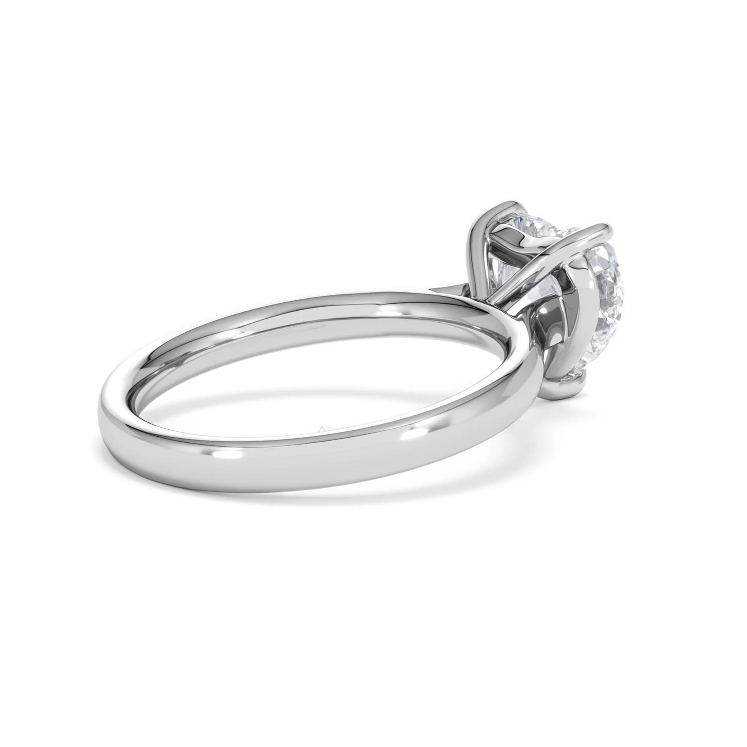 Amora Heart 2.00ct Lab Diamond Engagement Ring F/VS Set in 18K White Gold - Image 36