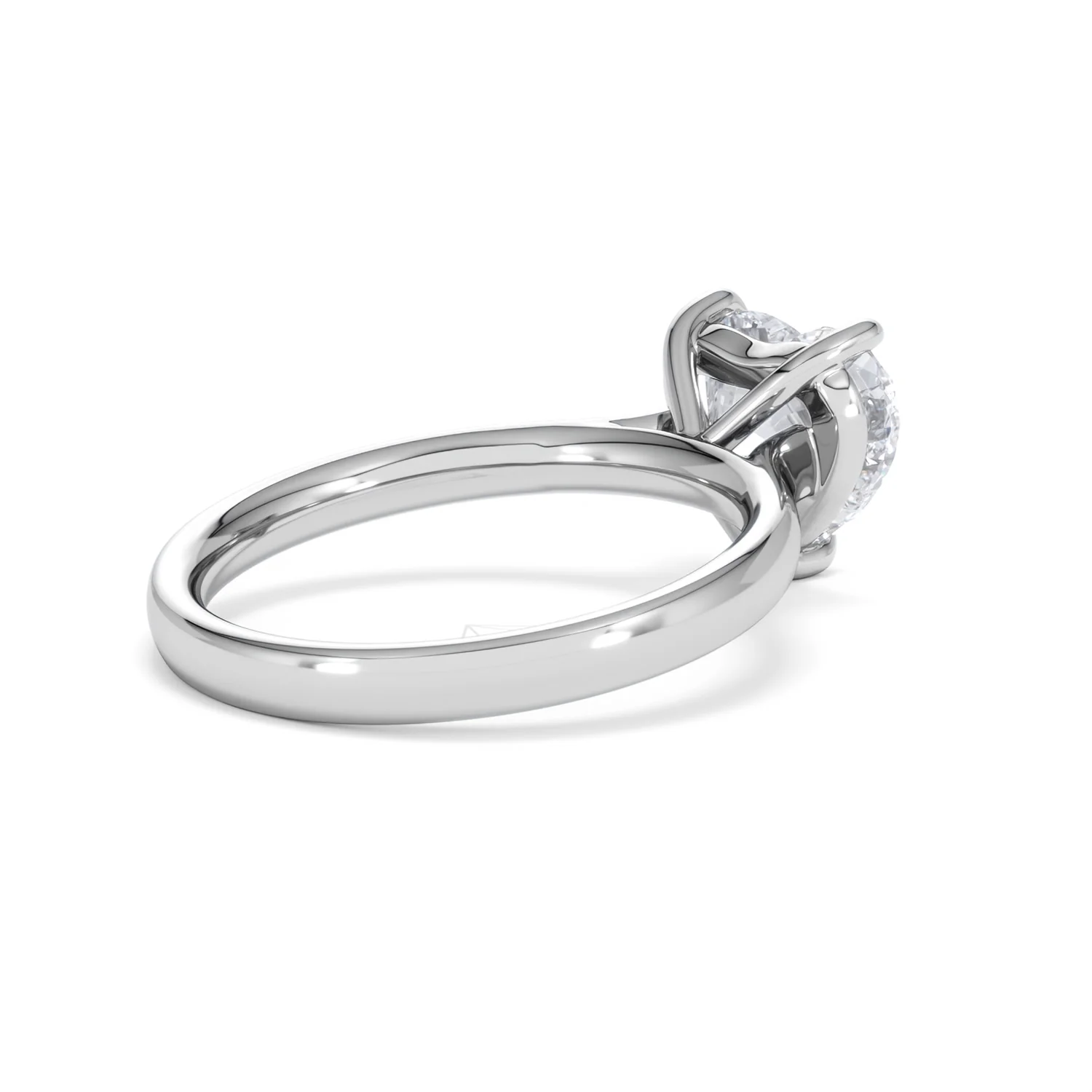 Amora Heart 2.00ct Lab Diamond Engagement Ring F/VS Set in 18K White Gold - Image 37