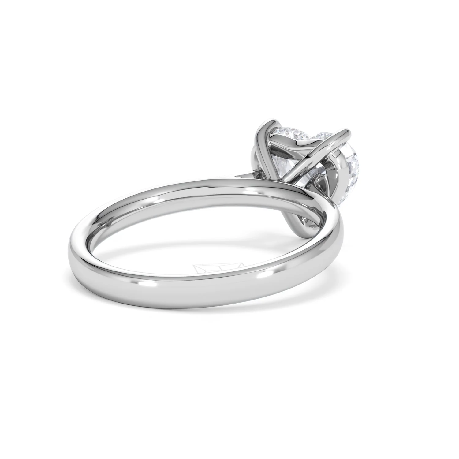 Amora Heart 2.00ct Lab Diamond Engagement Ring F/VS Set in 18K White Gold - Image 40
