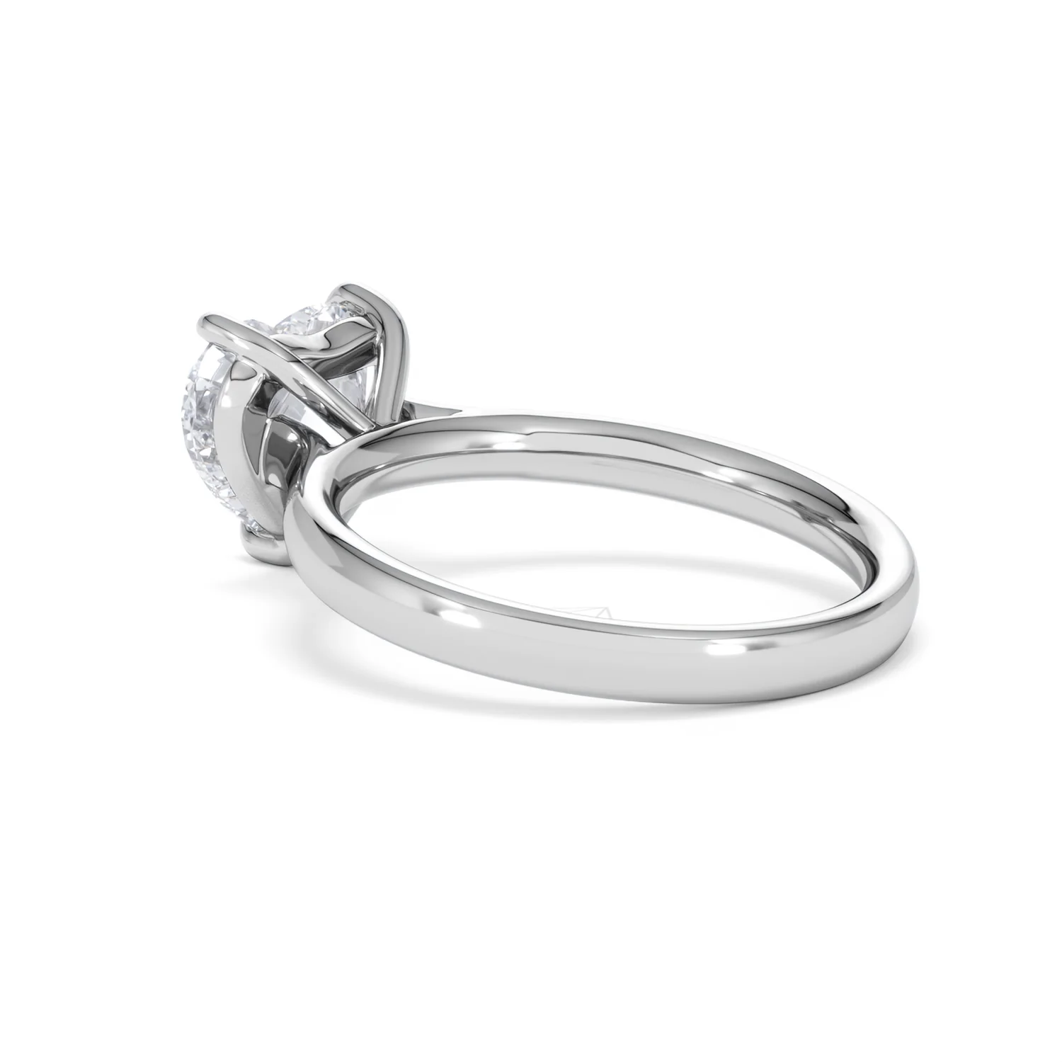 Amora Heart 2.00ct Lab Diamond Engagement Ring F/VS Set in 18K White Gold - Image 59