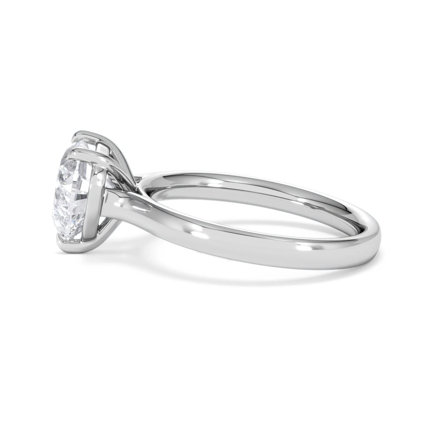 Amora Heart 2.00ct Lab Diamond Engagement Ring F/VS Set in Platinum - Image 68