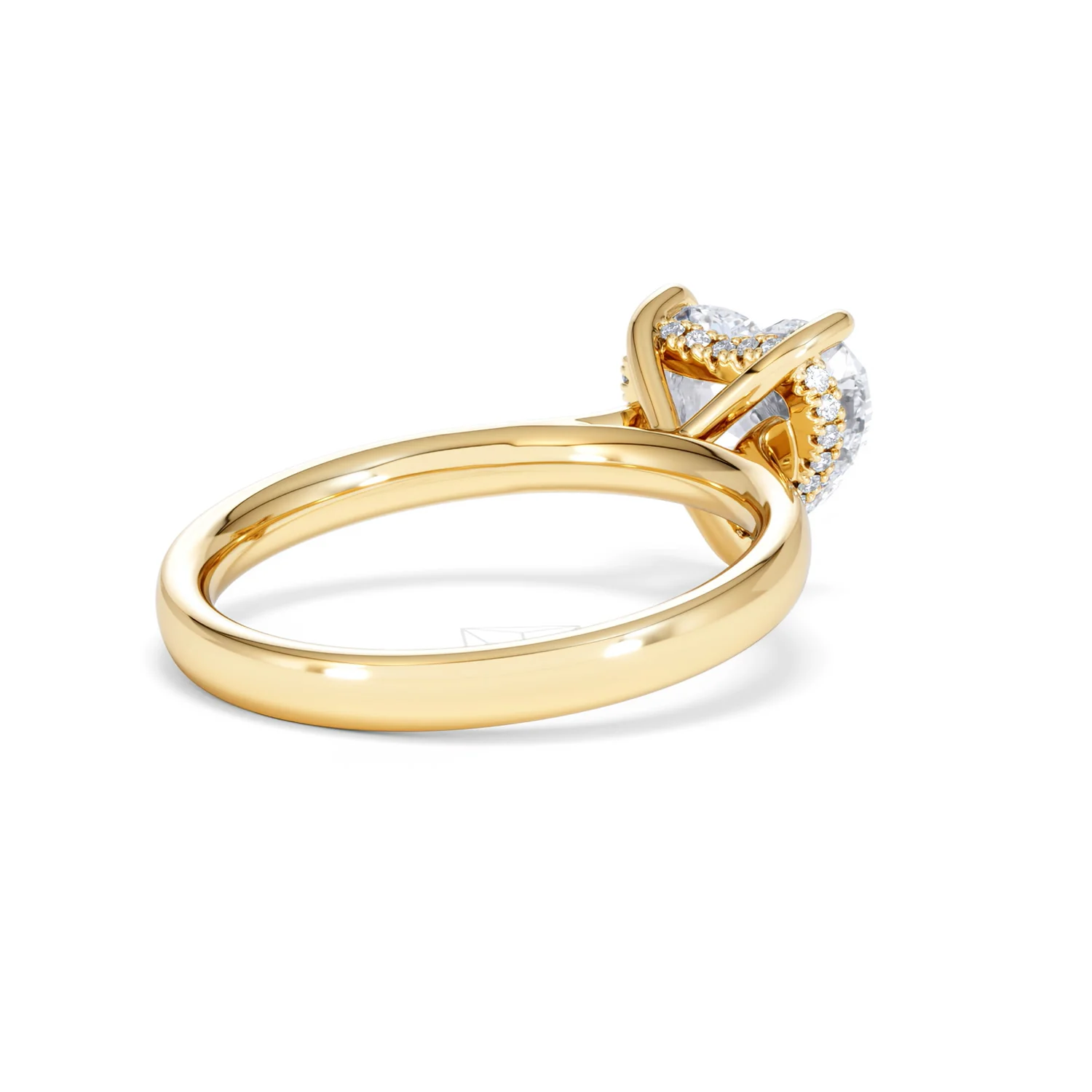 Amora Heart 2.09ct Hidden Halo Lab Diamond Engagement Ring F/VS Set in 18K Gold - Image 39