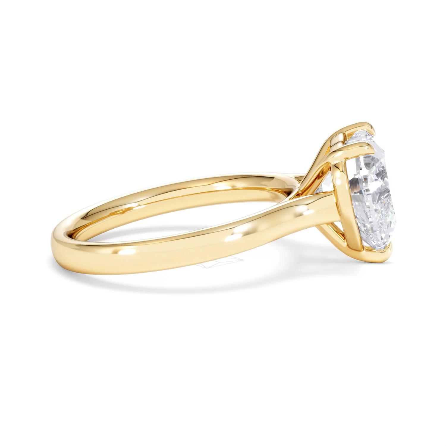 Amora Heart 3.00ct Lab Diamond Engagement Ring G/VS Set in 18K Gold - Image 27