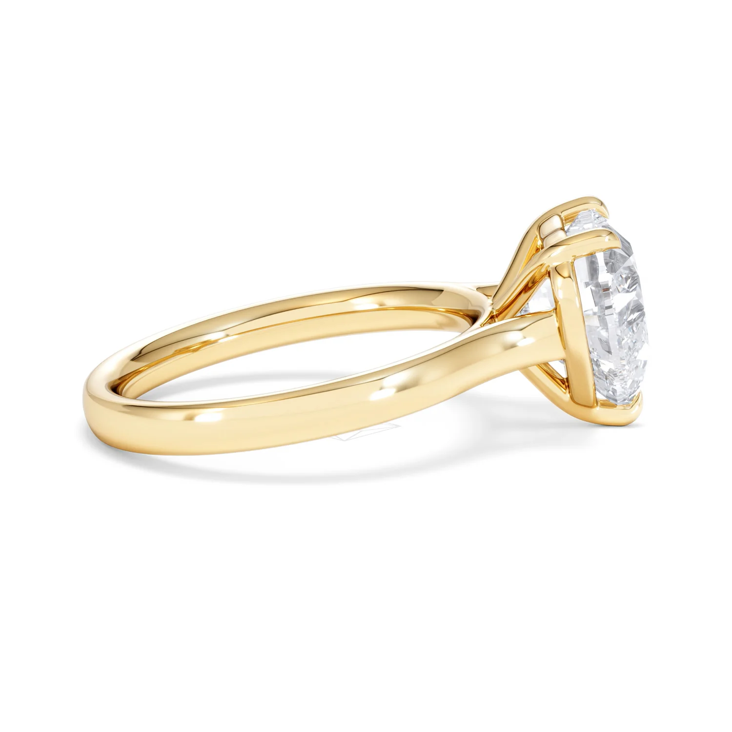 Amora Heart 3.00ct Lab Diamond Engagement Ring G/VS Set in 18K Gold - Image 28