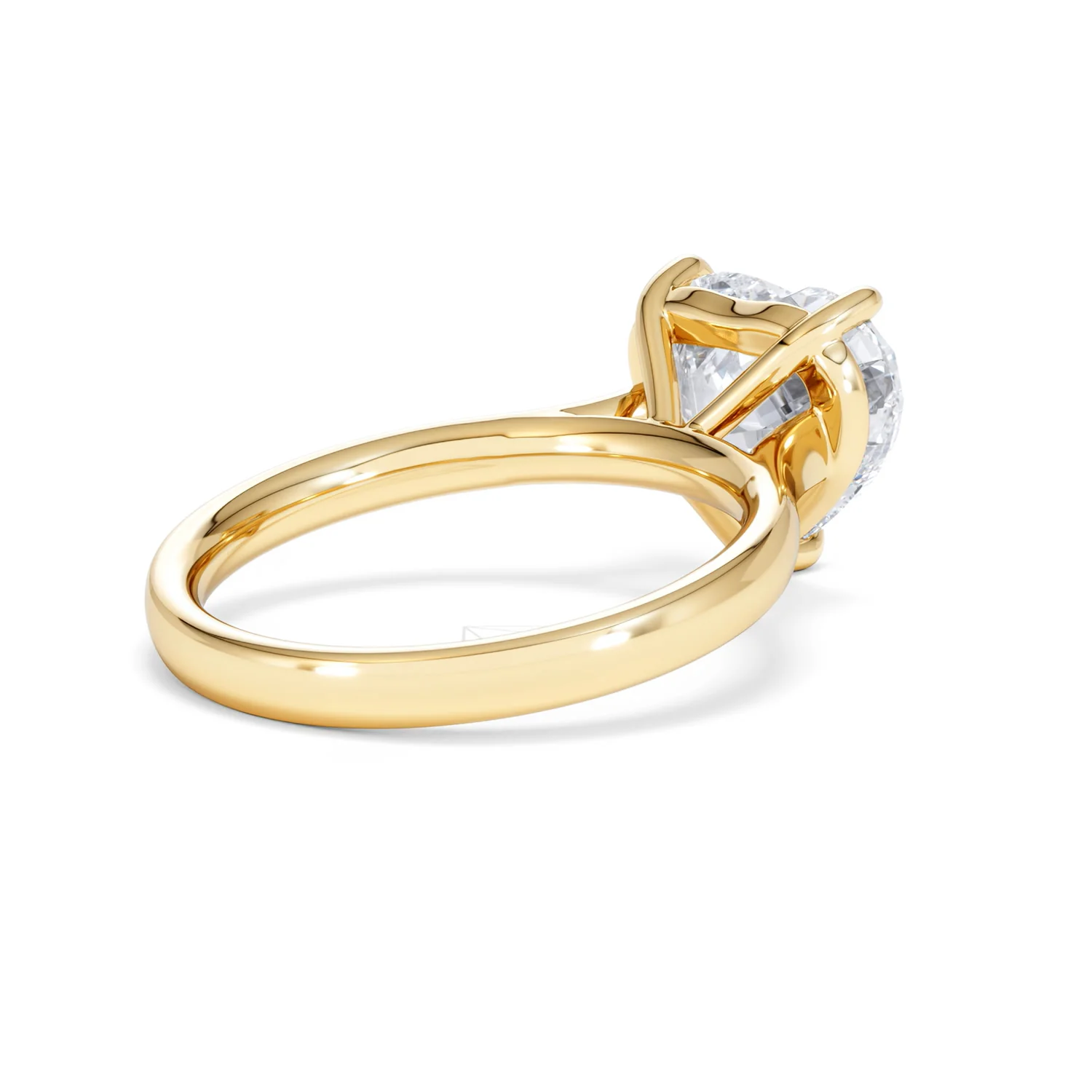 Amora Heart 3.00ct Lab Diamond Engagement Ring G/VS Set in 18K Gold - Image 38
