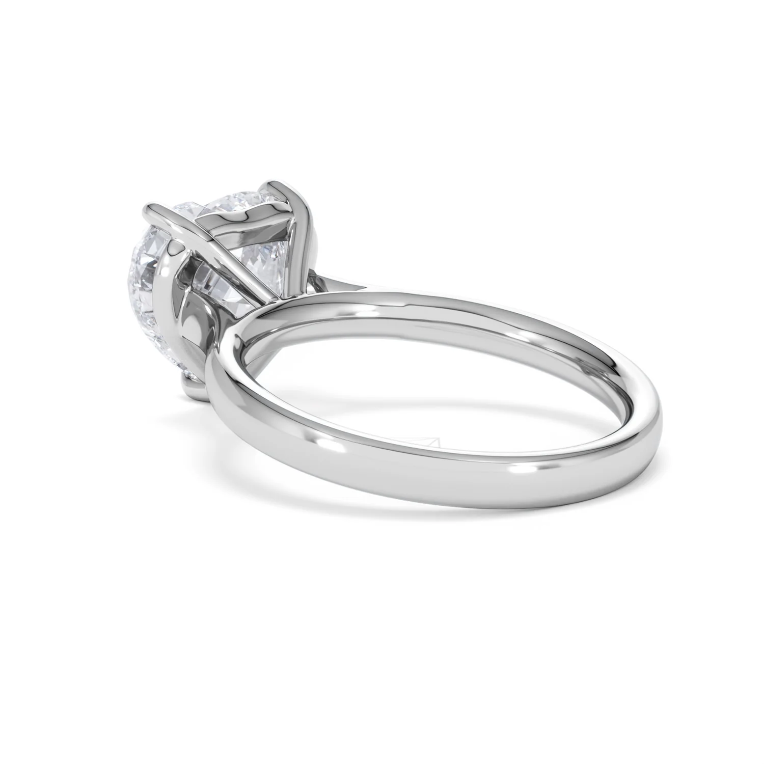 Amora Heart 3.00ct Lab Diamond Engagement Ring G/VS Set in 18K White Gold - Image 58