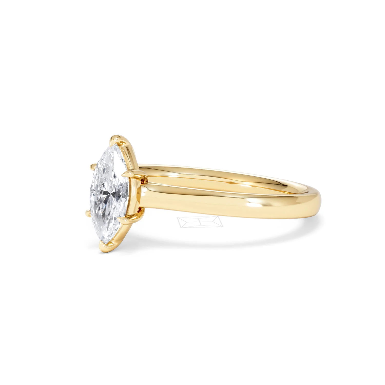 Amora Marquise 0.50ct Lab Diamond Engagement Ring F/VS Set in 18K Gold - Image 79