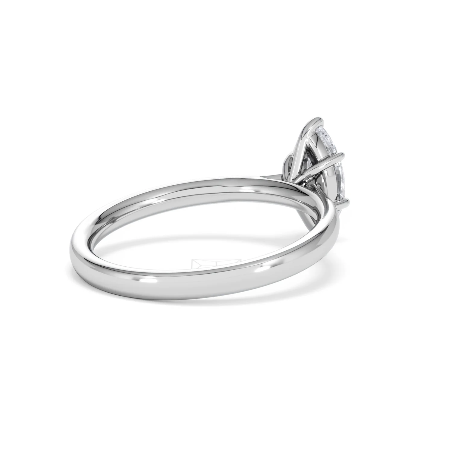 Amora Marquise 0.50ct Lab Diamond Engagement Ring F/VS Set in Platinum - Image 38